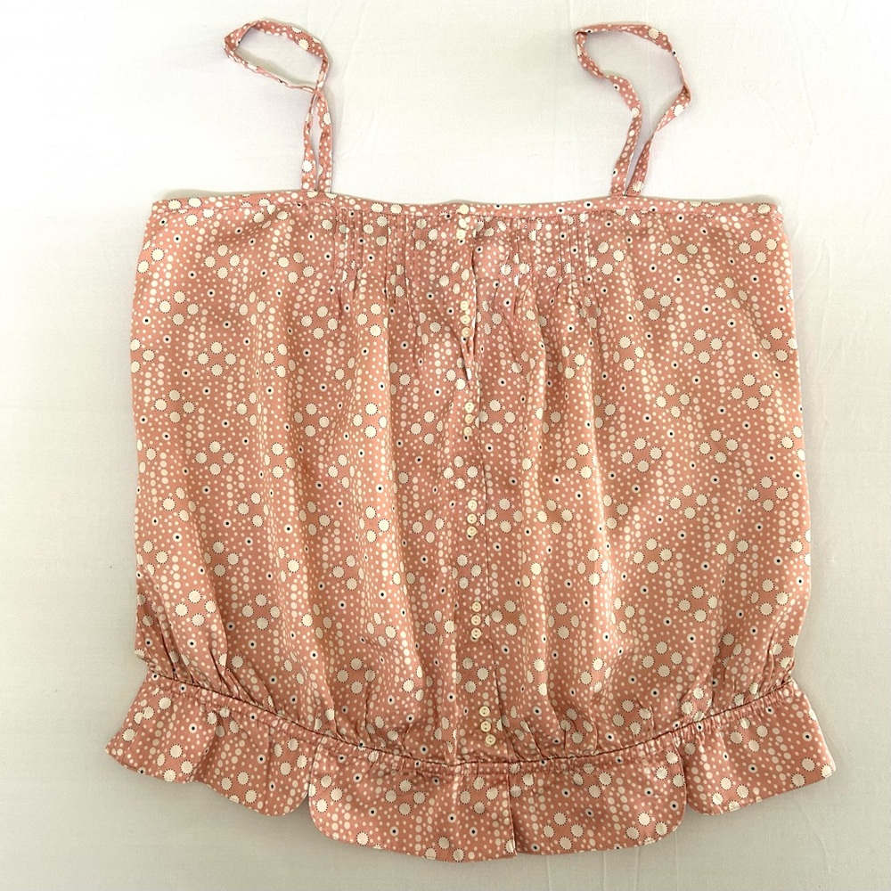 GAP Satin Top with Spaghetti Straps